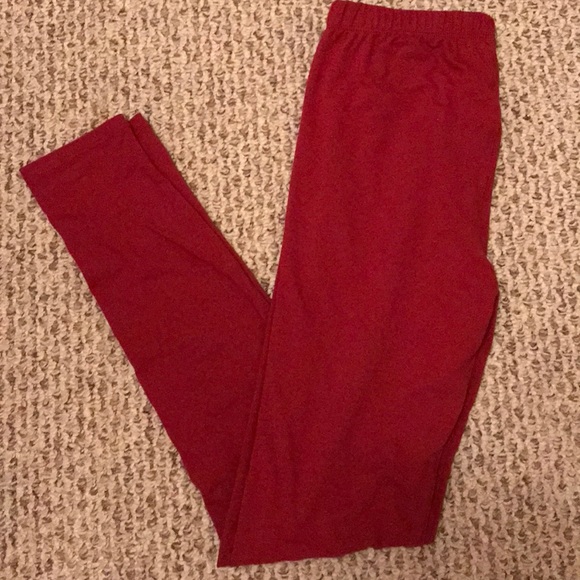 💙 NWT. LAST PAIR BURGUNDY LEGGINGS. FITS 2-12 - Picture 6 of 6